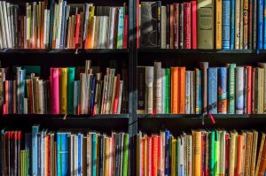 kumpulan-buku-tertara-di-dalam-rak