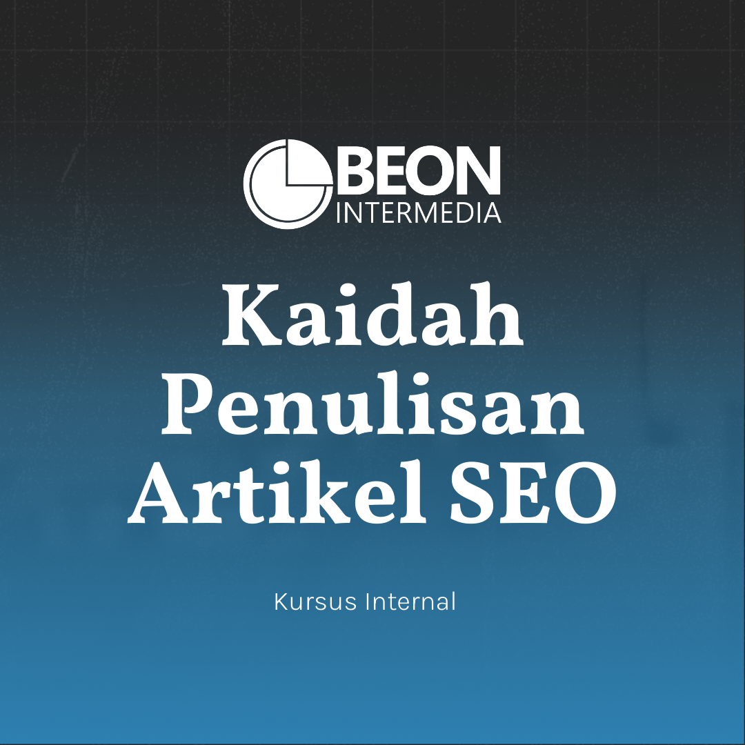 Kaidah Penulisan Artikel SEO